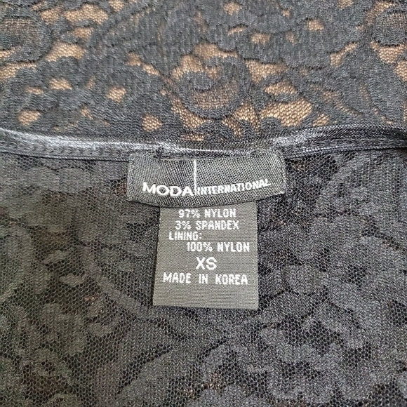 MODA International Lace Tank Top XS - Picture 3 of 3